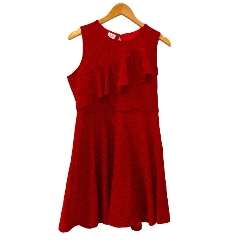 Special Editions Red Sparkly Special Occasion Fit & Flare Dress Size 18.5 XXL